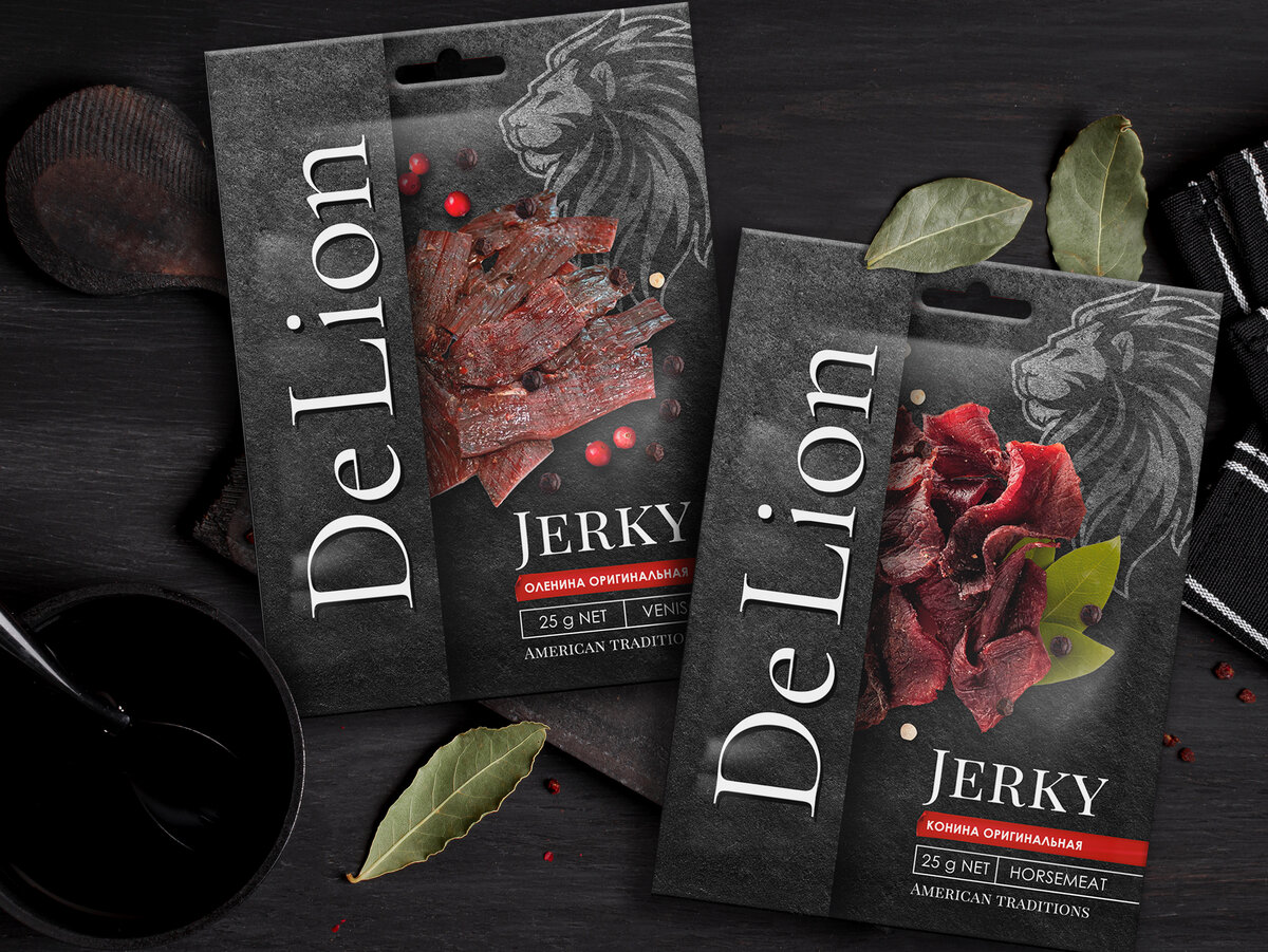Мясные снеки джерки делион