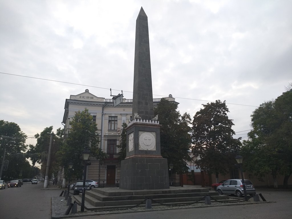 Долгоруковский обелиск в настоящее время 