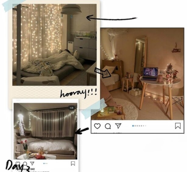 — В Кореи практически никто не клеит обои с яркими/большими/заметными узорами или рисунками.