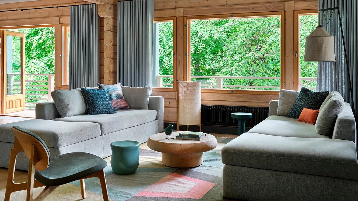 Уютный интерьер загородного дома в посёлке «Барвиха 2» 