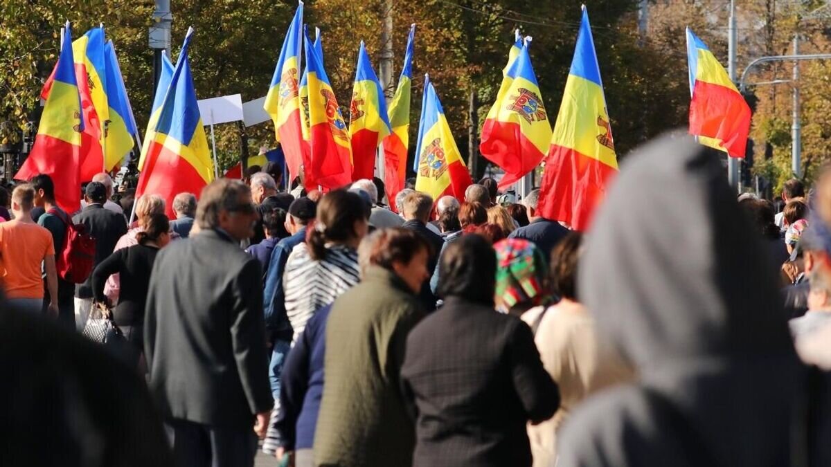    Акция протеста оппозиции в Кишиневе© РИА Новости / Родион Прока