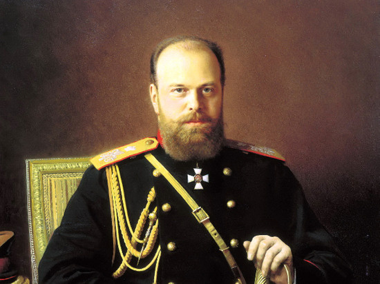     Фото: Фрагмент портрета Александра III, работы И. Н. Крамского (1886)