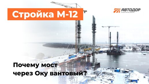 Стройка М-12. Почему мост через Оку делают вантовым