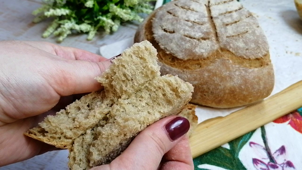 Рецепт: Серый хлеб традиционный | в духовке