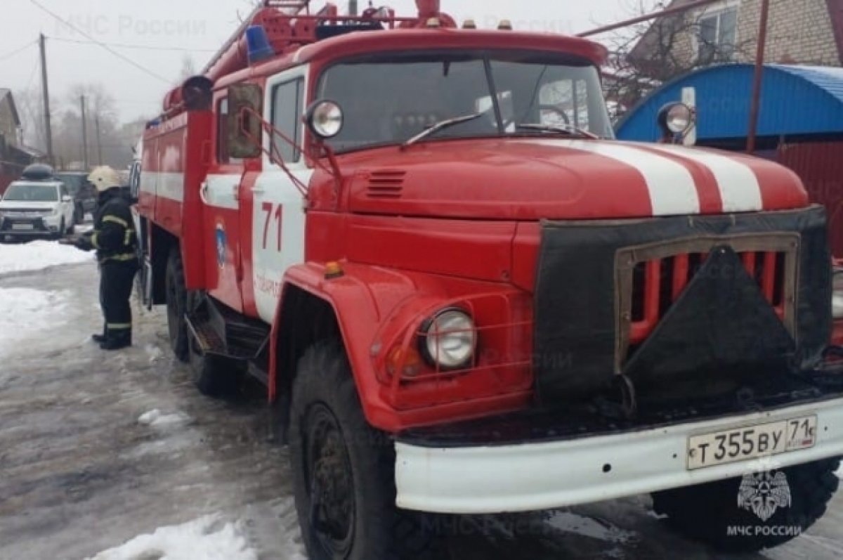    В Богородицком районе при пожаре пострадали две женщины
