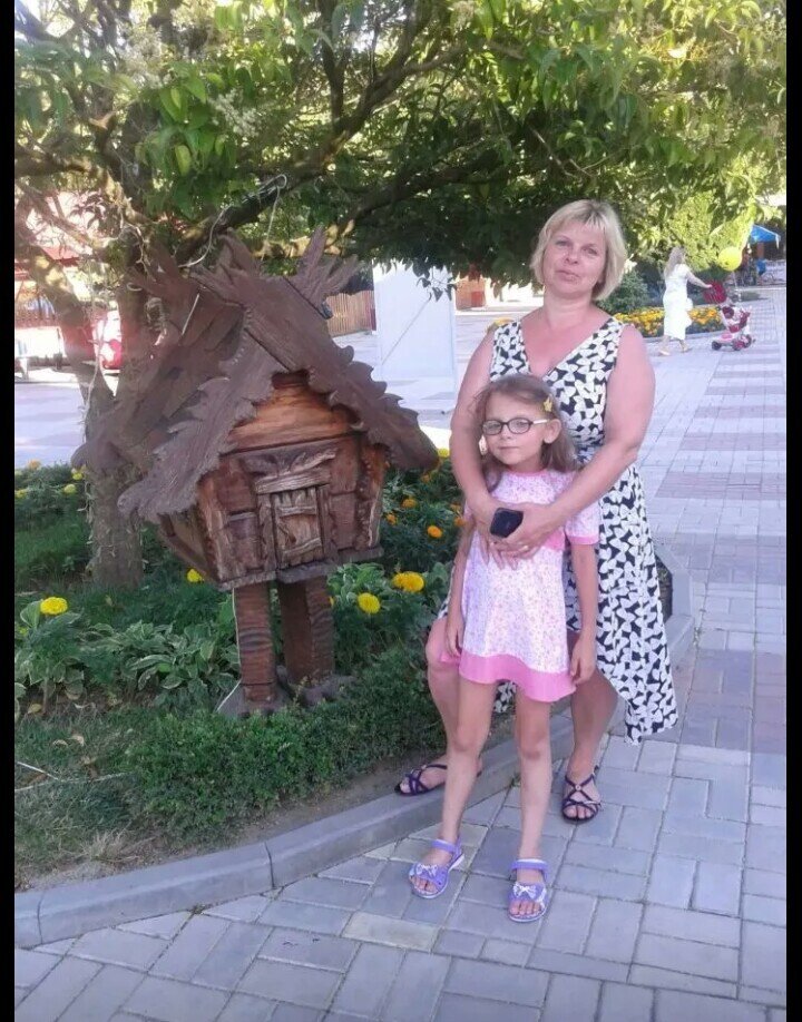 С бабушкой Наташей