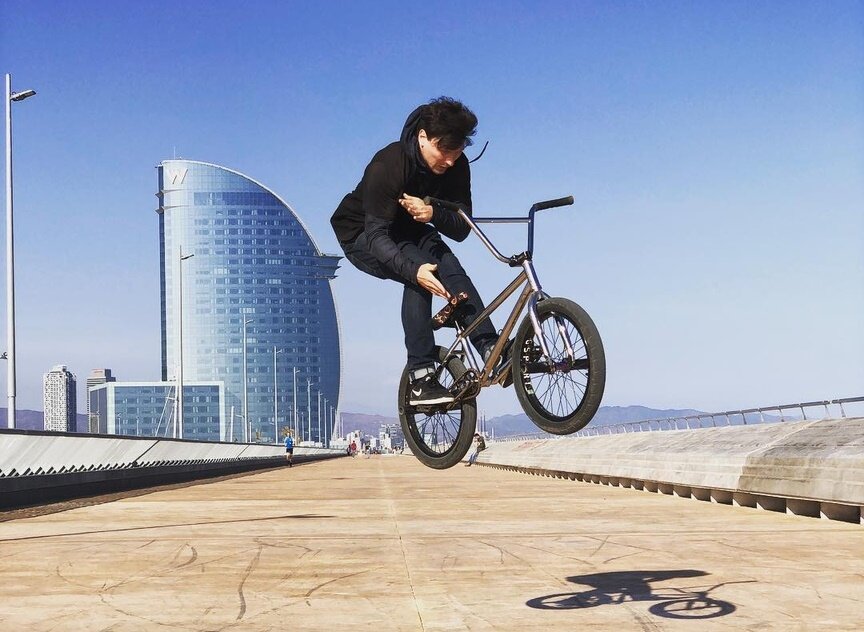 Фронтфлип BMX