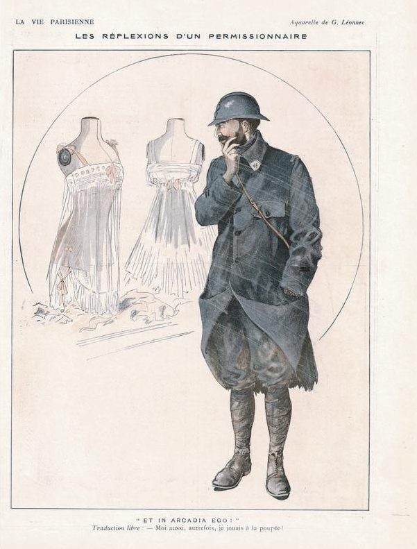 Иллюстрация из журнала "La Vie Parisienne", Жорж Леоннек, 1916. (с) Из частной коллекции