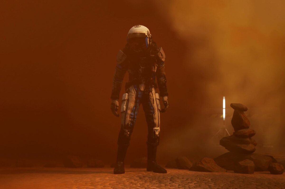 Тяжела и опасна жизнь на Марсе. Изображение со страницы игры в Steam.