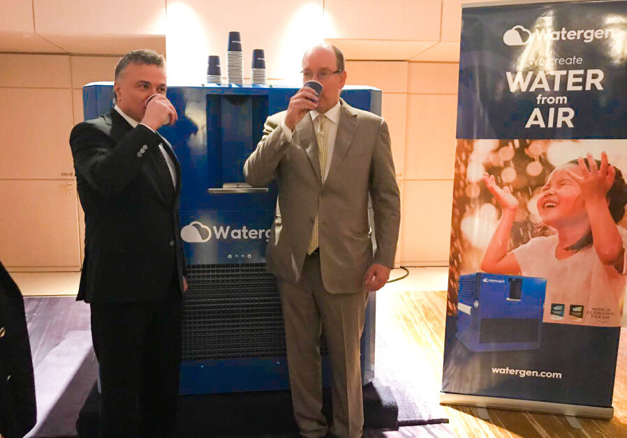 Принц Монако и президент Watergen д-р Михаил Мирилашвили