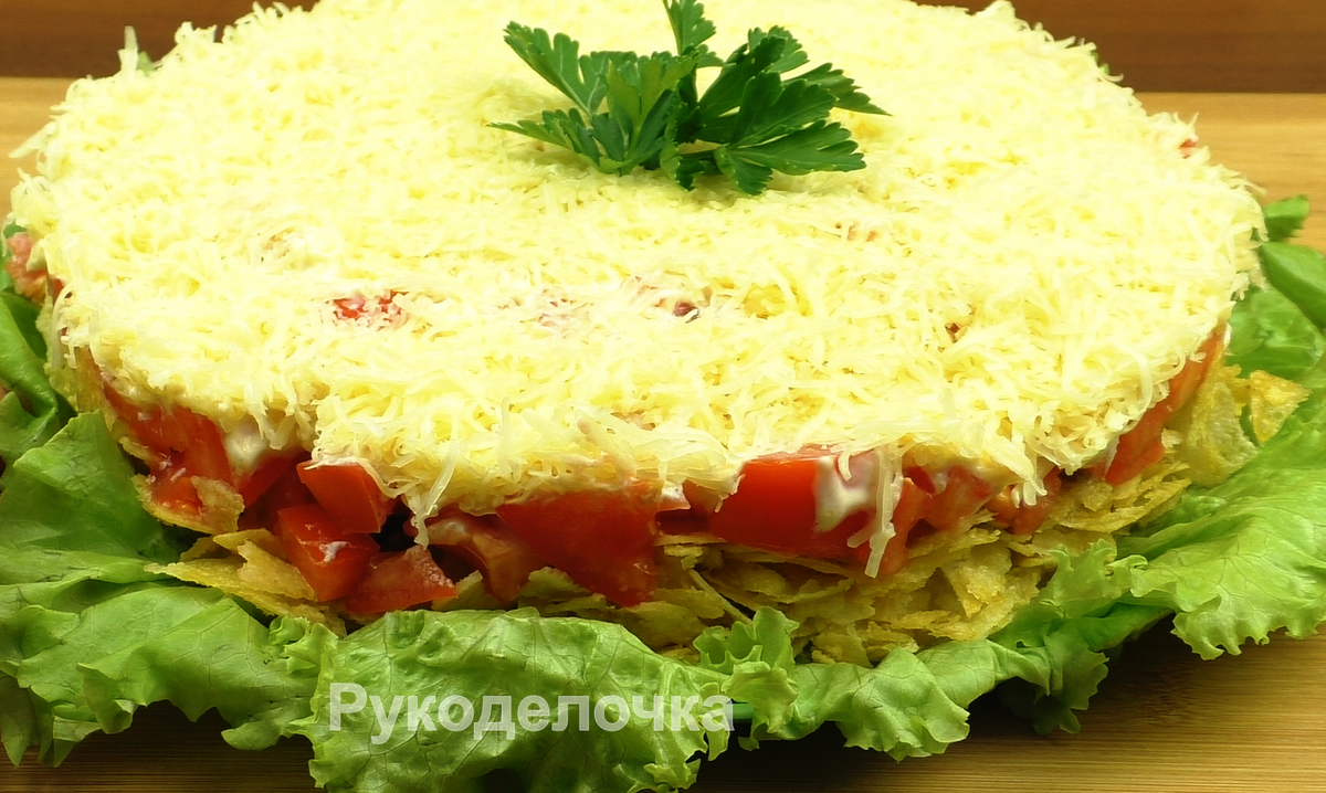 Салат с рыбой