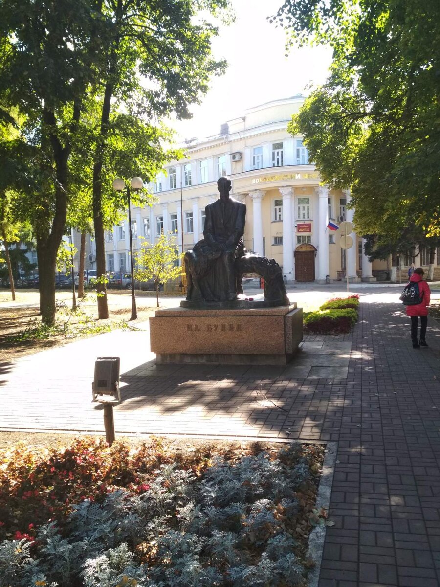 В Бунинском сквере. Воронеж, 2018 г.