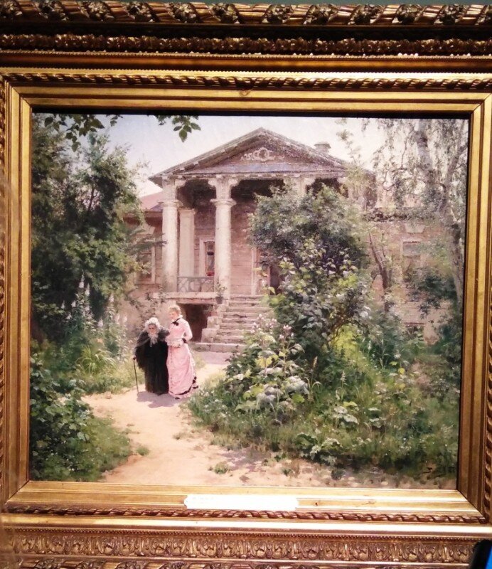 Василий поленов картина бабушкин сад