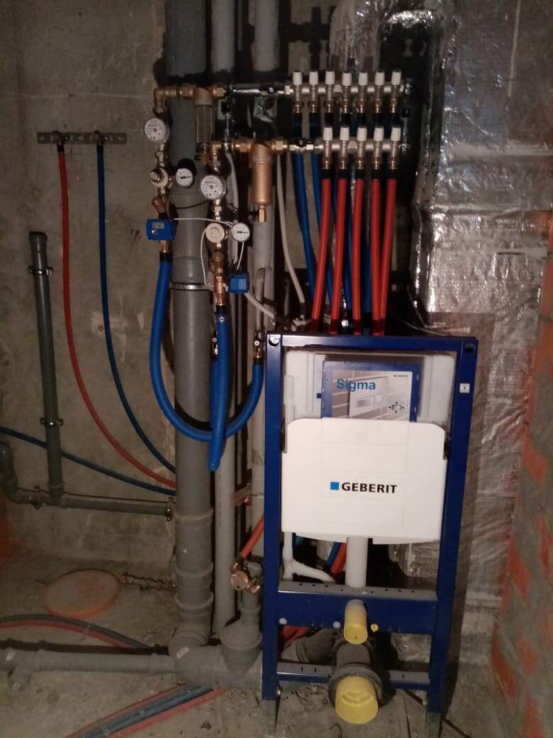 Так выглядит водопровод, созданный по проекту.