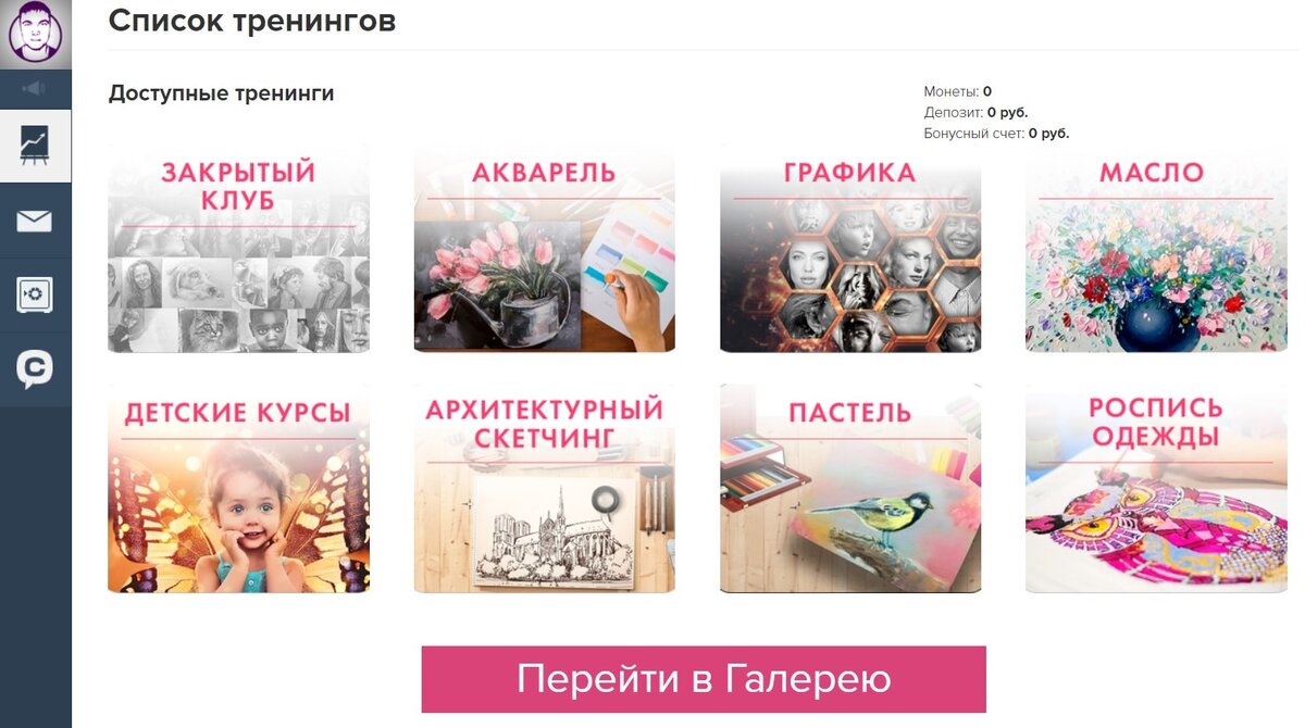 Личный кабинет.