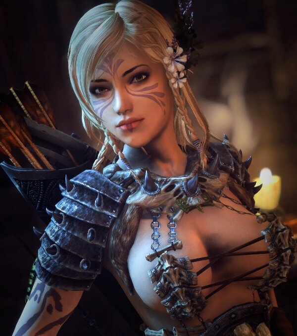 Нет, это не фотошоп, это кастомизированный персонаж, здесь также используется мод для поз.