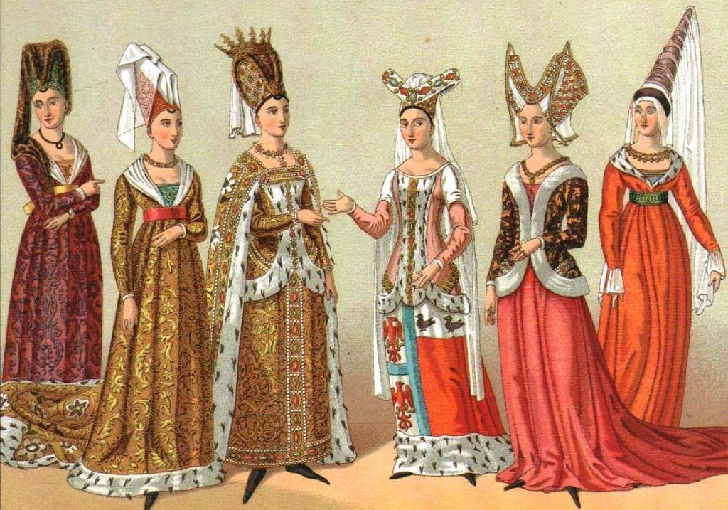 Средние века костюм