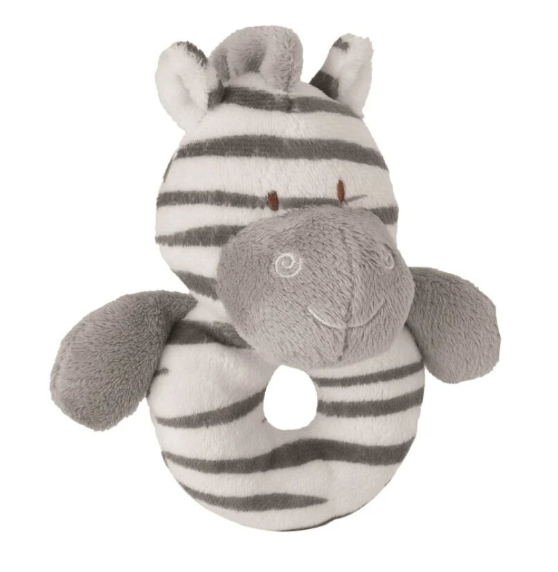 Колечко-погремушка зебра Зума. Фото Suki Gifts International.