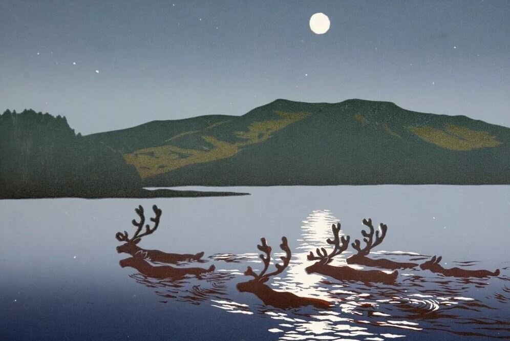 Владимир Мешков. Ночь на Угрюм реке. 1959 г. Фото: открытые источники