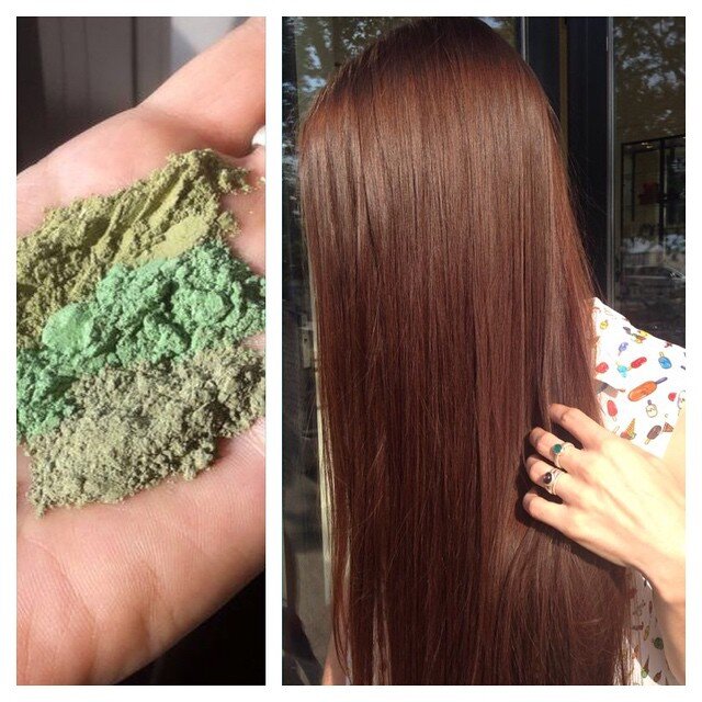 О применении натуральной хны. Хна предназначена для окрашивания волос, а также она придает им естественный блеск, улучшает структуру, укрепляет корни. Пользуясь хной можно получить полную гамму тонов от светло-русого до темно-каштанового. При использовании хны в сочетании с басмой получаются более темные оттенки. Волосы с проседью окрашивают сначала хной, а затем басмой. 

Способ применения: 
1. Для закрашивания волос. Краску следует наносить на сухие чистые волосы. 25-100 г хны (в зависимости от длины волос) залить водой 90-100 градусов С и размешать до получения однородной кашеобразной массы. Остудить до комфортной температуры. При помощи кисточки массу равномерно нанести на затылочную часть головы, потом на теменную и височные части, а в заключение прокрасить волосы по всей длине. 
После того, как вы окрасили все волосы, помассируйте их, чтобы хна легла равномерно, и наденьте утепляющий колпак. Время окрашивания зависит от цвета и длины волос. По истечении времени окрашенные волосы тщательно промыть теплой водой, не используя при этом шампунь. 

2. Для укрепления волос. Хну предварительно развести горячей водой до образования кашицы. Кашицу нанести на корни волос. Время контакта с волосами не более 5 минут. Затем вымыть голову шампунем. Ранее обесцвеченные волосы могут слегка окраситься.
https://www.cosmoprofi.ru/shop/UID_86546.html
https://www.cosmoprofi.ru/shop/UID_86557.html
https://www.cosmoprofi.ru/shop/UID_86547.html
https://www.cosmoprofi.ru/shop/UID_86549.html
https://www.cosmoprofi.ru/shop/UID_86550.html