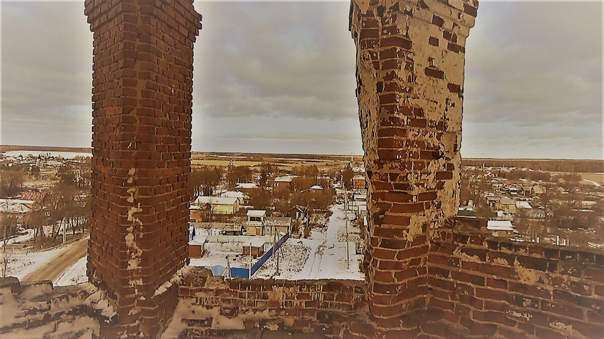 Вид с колокольни.