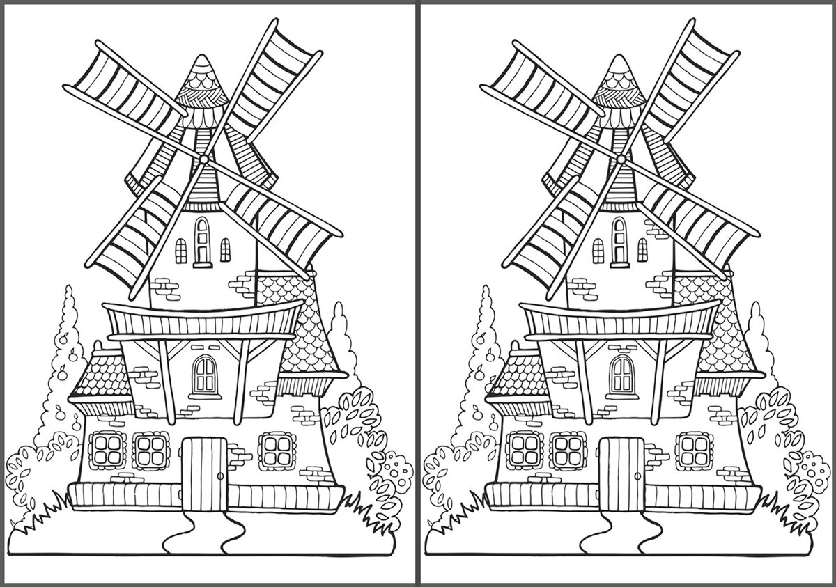 Найди отличия для детей 11 лет картинки