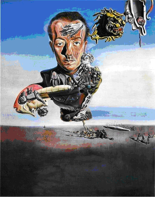 Сальвадора Дали «Поль Элюар». Фото взято с интернет ресурса Яндекс картинки