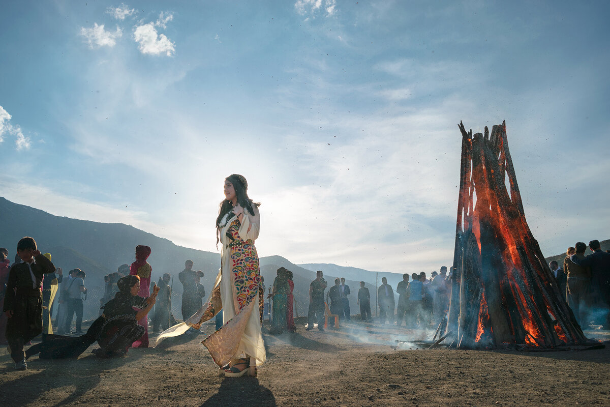 Курды празднуют Новый год в Иране