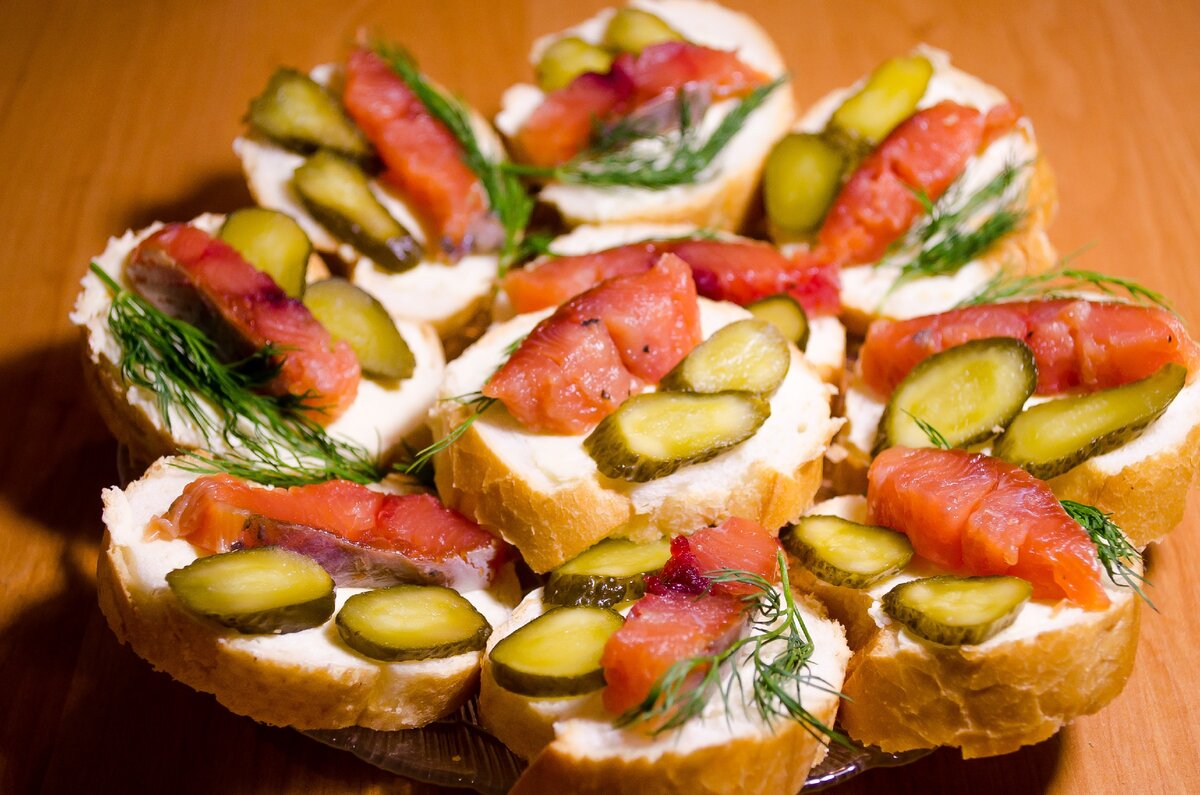 Бутерброды со слайсами рецепт с фото