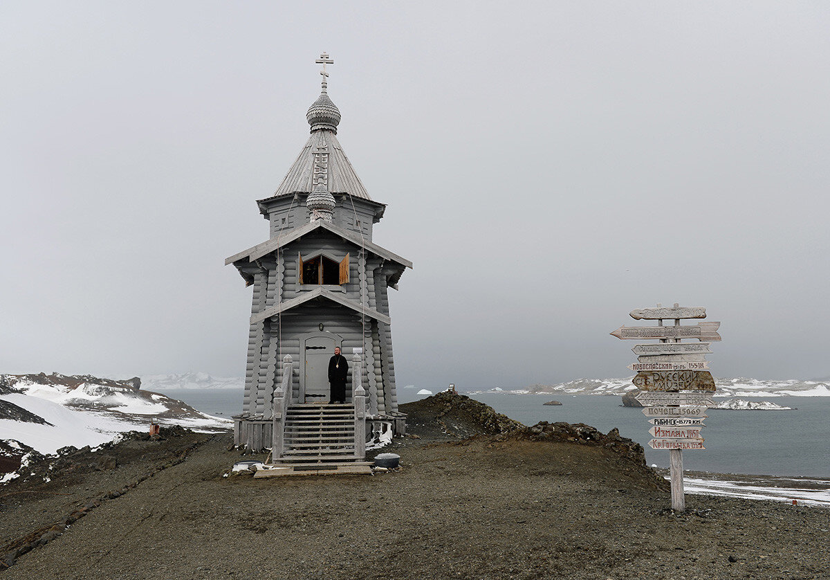 храм в антарктиде