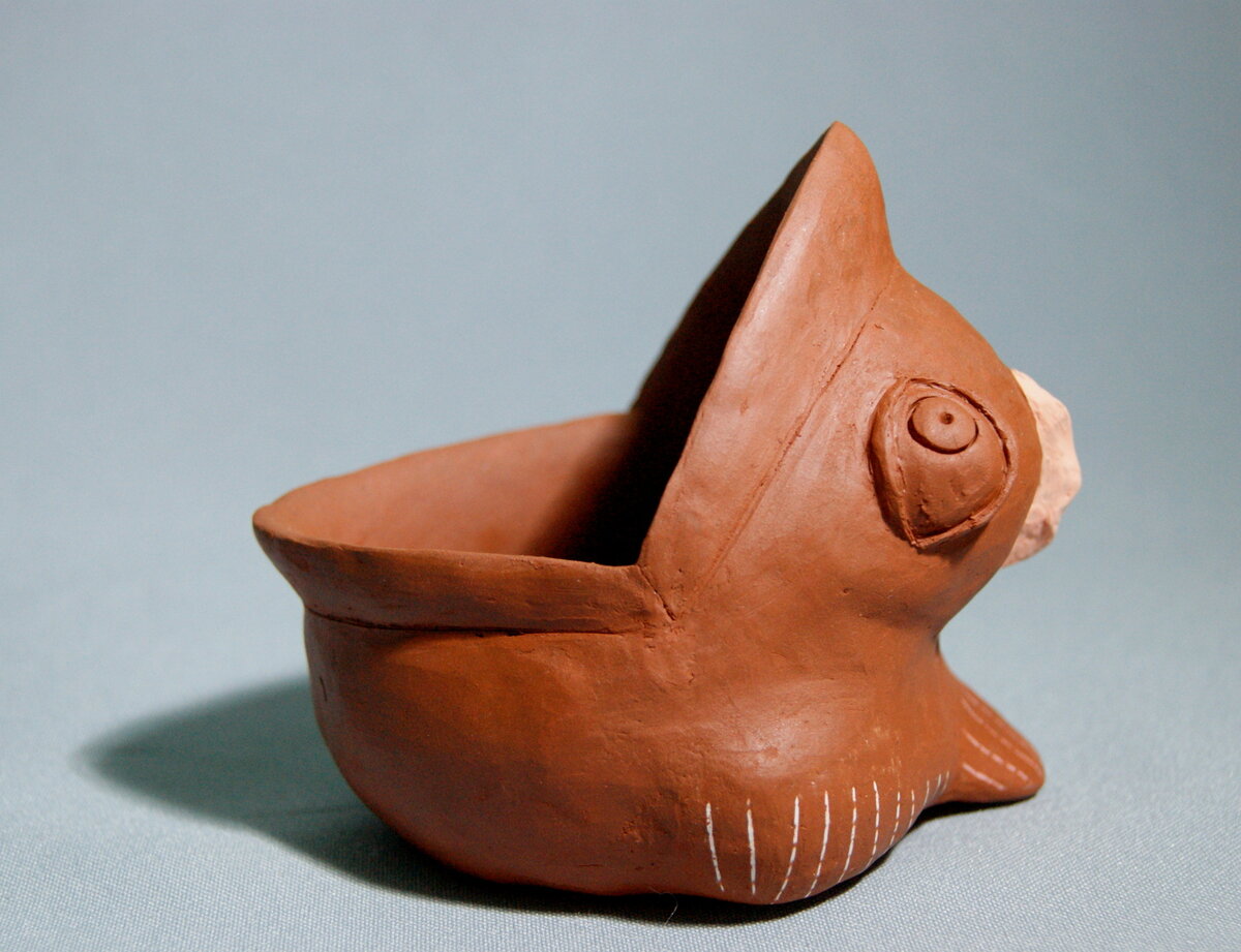 Птенчик после утильного обжига