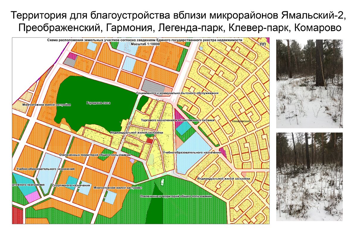 Схема застройки тюменской слободы