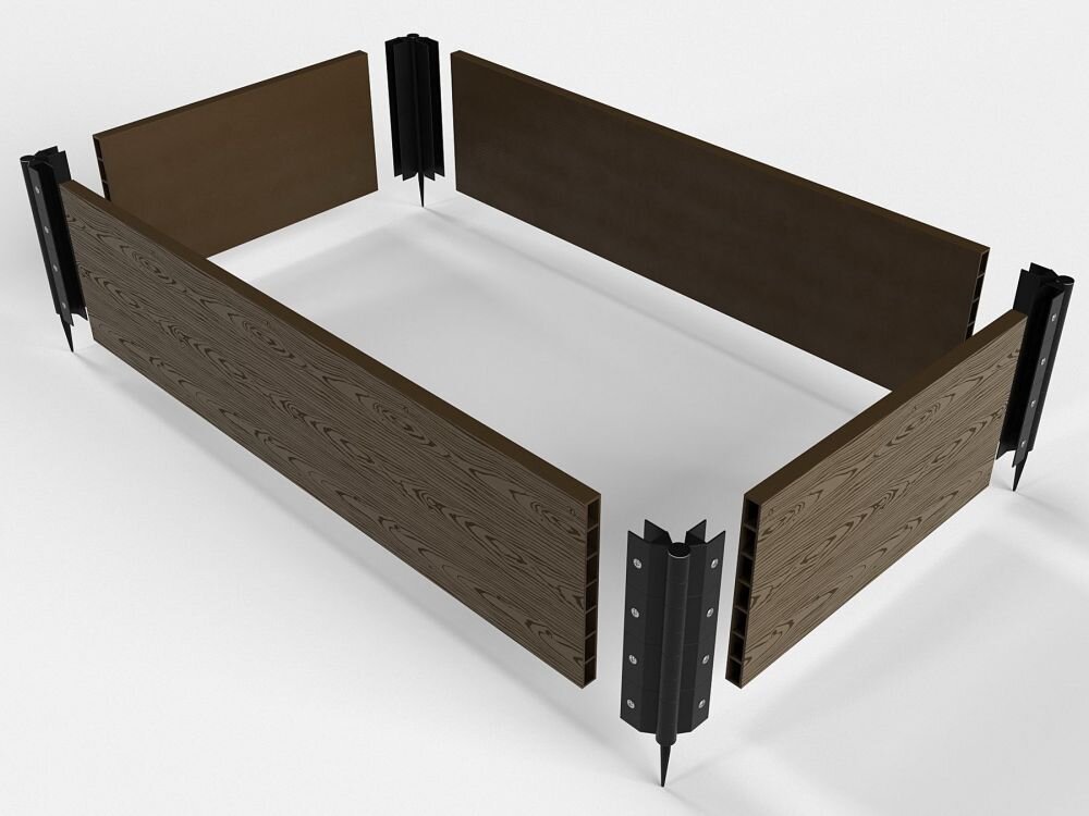 Грядку можно удлинить и сделать выше