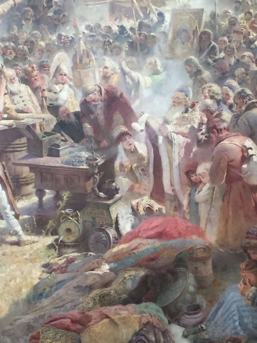 Восстание воззвание заморозки. Картина воззвание Минина 1612. Картина Маковского воззвание Минина.