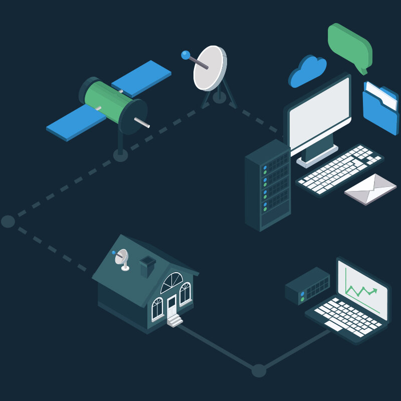 Новая технология позволит подключать мобильные телефоны через спутник.