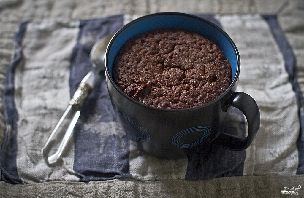 кекс за 5 минут без разрыхлителя