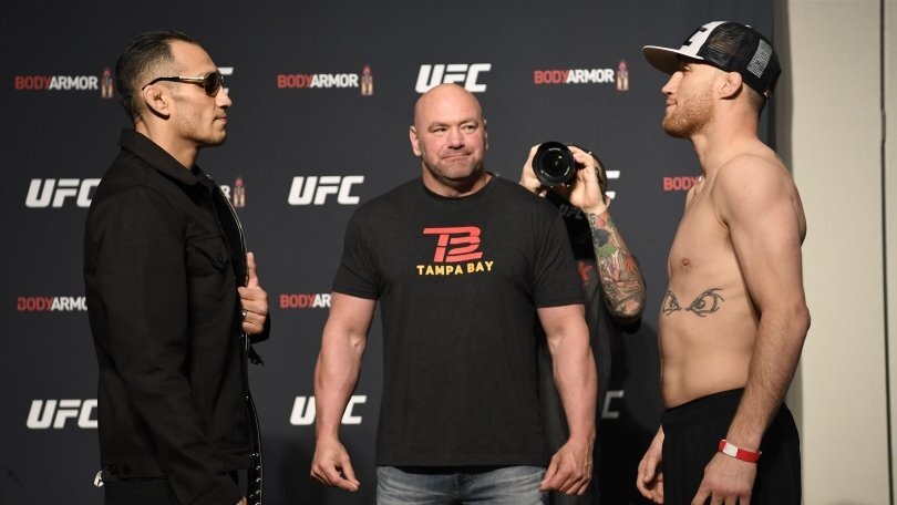 Гэтжи и Фергюсон перед боем