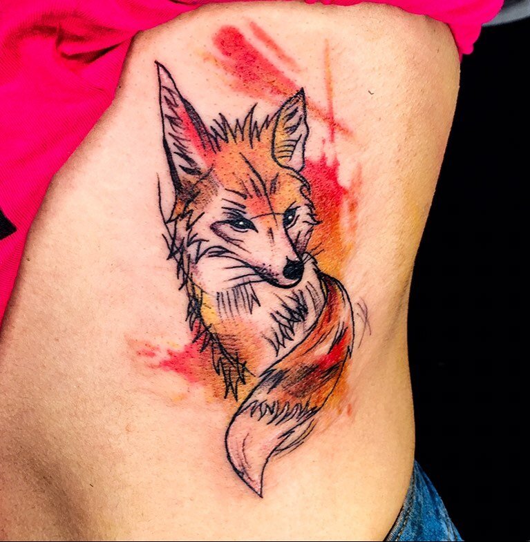Лучшие идеи () доски «лиса» | татуировки лисы, рисунок лисы, татуировки