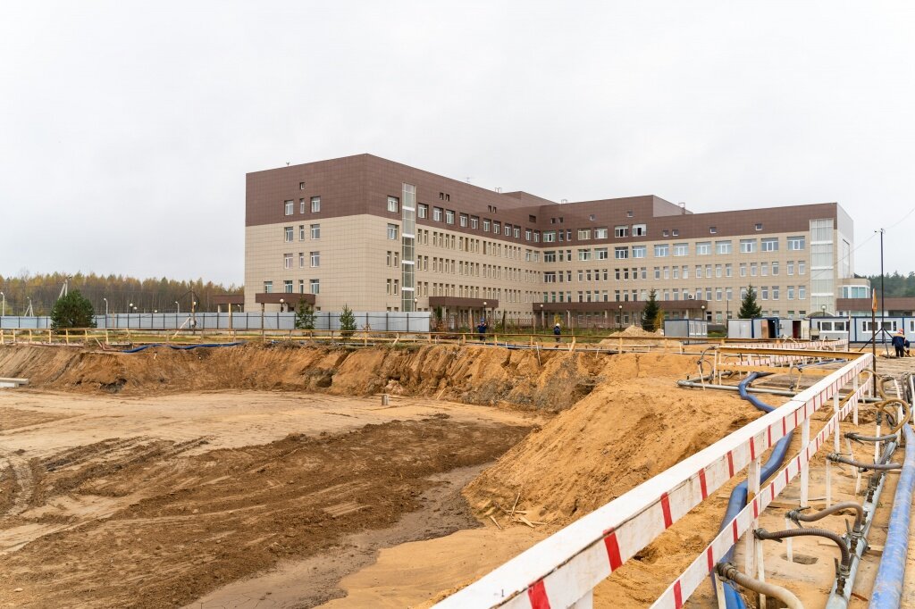 В Твери полным ходом идет строительство детской больницы