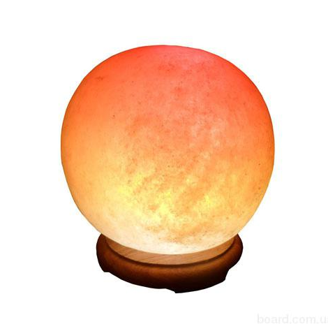 Светильник солевой в виде  сферы -фэн шуй,по восточному, такие фигуры в виде шара, приносят в дом процветание.