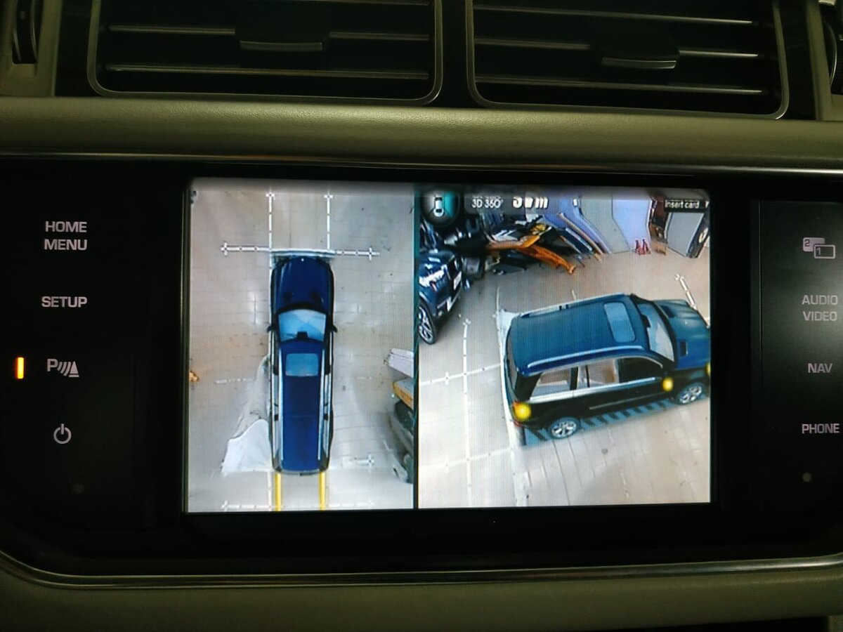 Установка системы кругового обзора на RANGE ROVER VOGUE