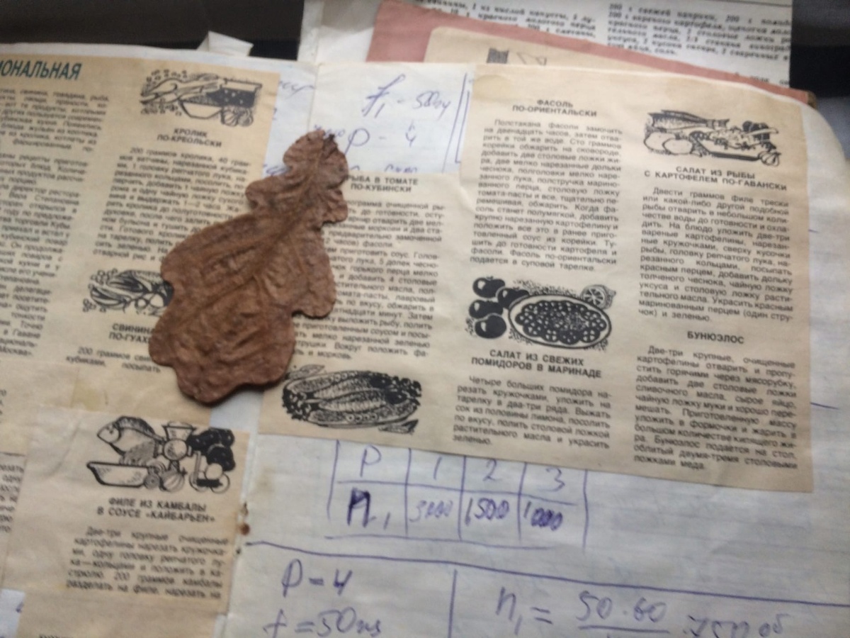 Это были довольно убогие рецепты, в которых избегали упоминаний дефицитных в ту пору продуктов.