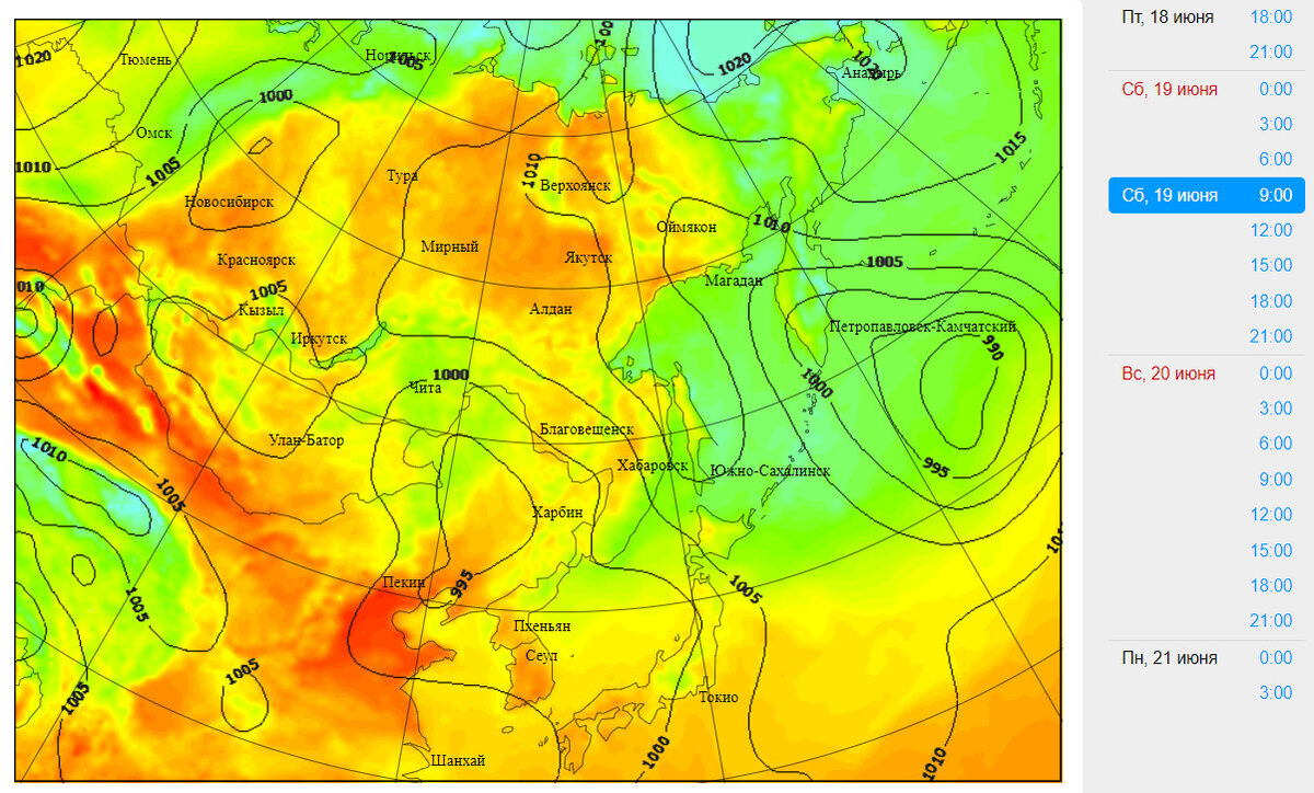 Карта погоды нижний новгород на день