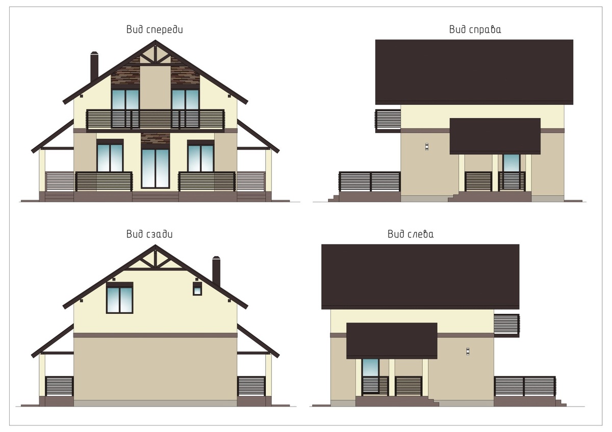 Вот такой дом у нас получился.