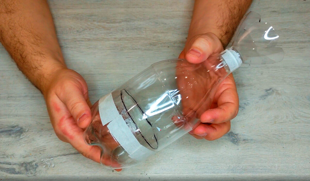 Гипсовые подсвечники в стиле Винтаж из пластиковых бутылок