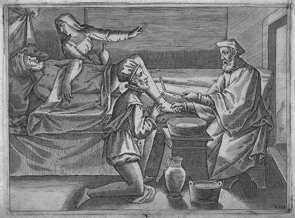 Кровь возрождения. Гиппократ кровопускание. Кровопускание гравюра. Медицина Западной Европы в средние века.