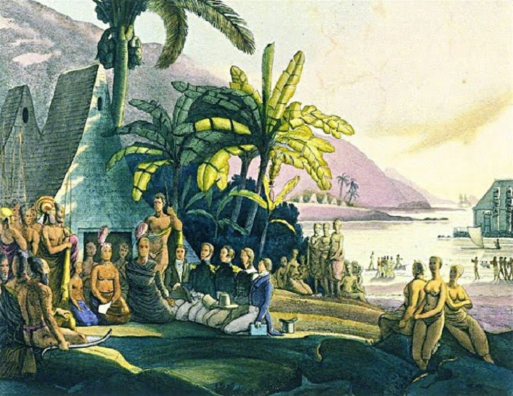 Империя обсуждение. Русские колонии на Гавайях 19 век. Гавайи 1815 колонии. Гавайцы в древности. Русские на Гавайских островах 19 век.