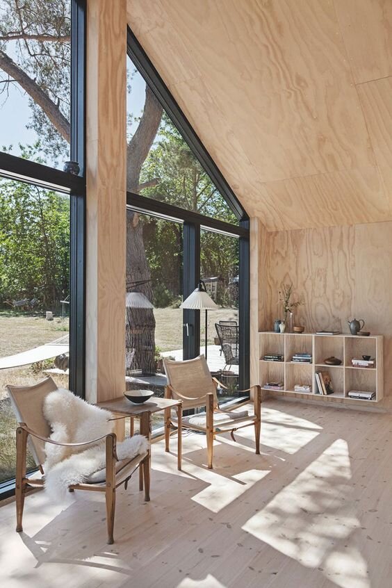 Пример бокового естественного освещения.