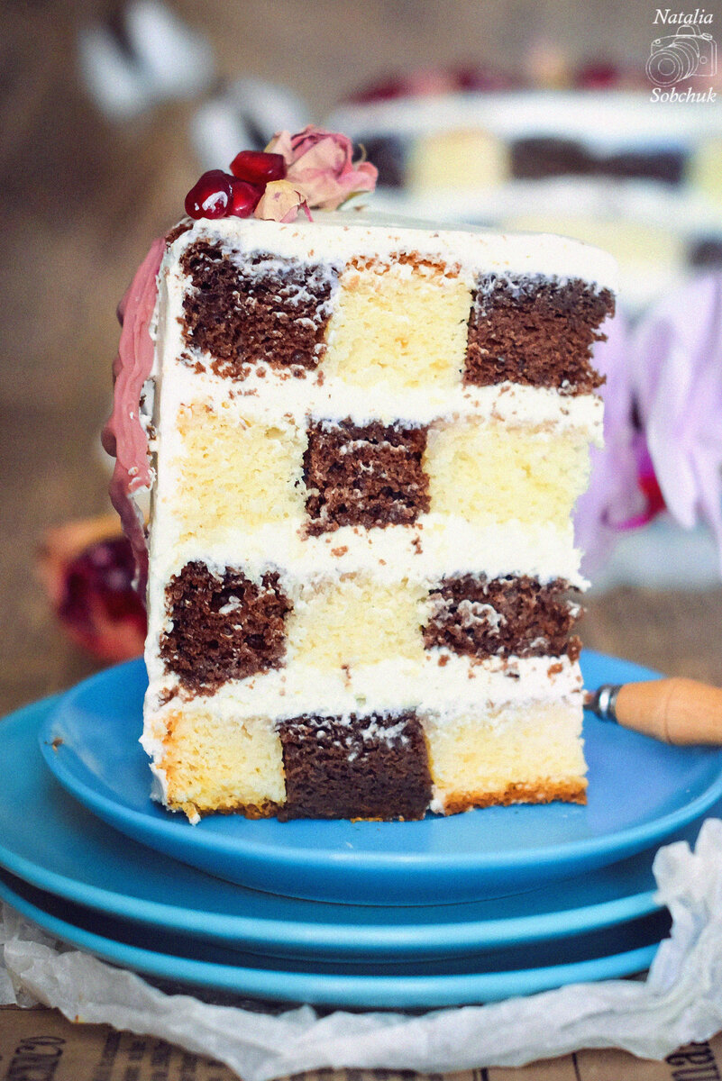 ШАХМАТНЫЙ ТОРТ 🍰 Шахматная доска из шоколада 🍫 Chessboard Cake