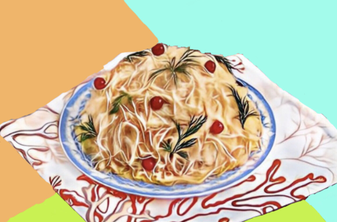 САЛАТ С КУРИЦЕЙ, МОРКОВЬЮ И ЯЙЦОМ